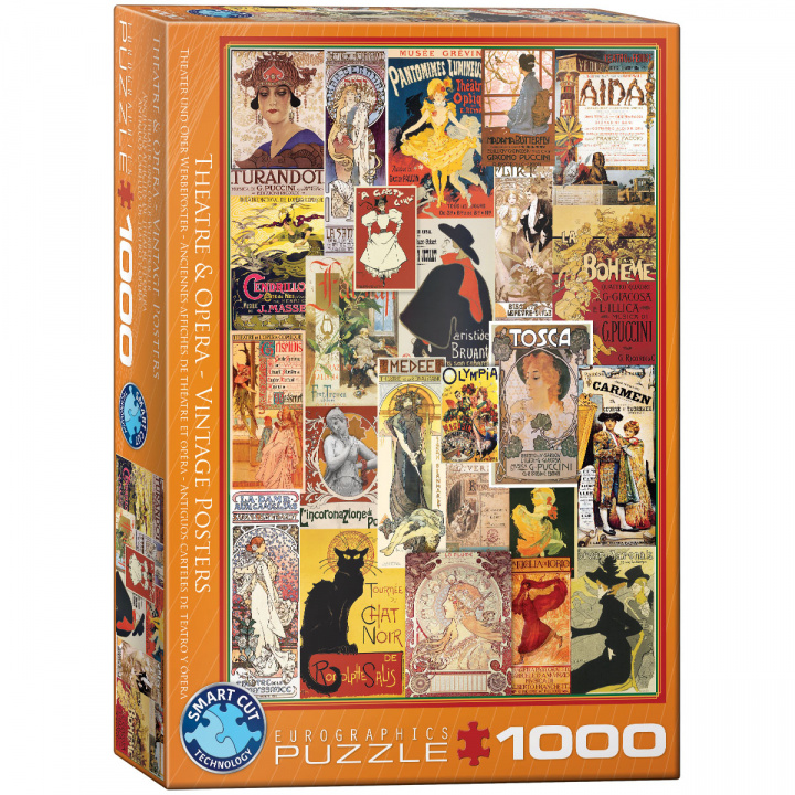 Book Puzzle 1000 Theater & Opera Vintage Art 6000-0935 