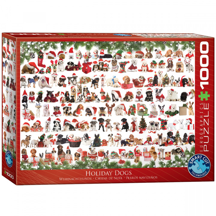 Hra/Hračka Puzzle 1000 Holiday Dogs 6000-0939 