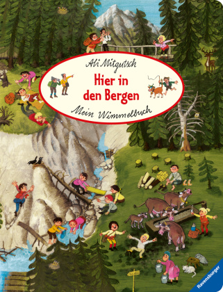Knjiga Mein Wimmelbuch: Hier in den Bergen 