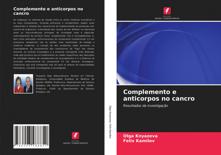 Knjiga Complemento e anticorpos no cancro Felix Kamilov