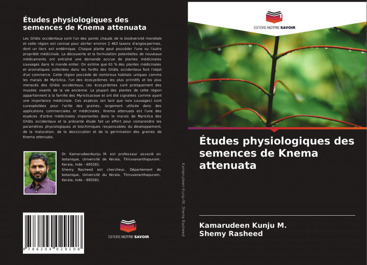 Carte Etudes physiologiques des semences de Knema attenuata Shemy Rasheed