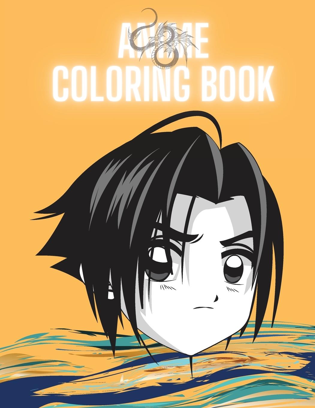 Книга Anime Coloring Book 