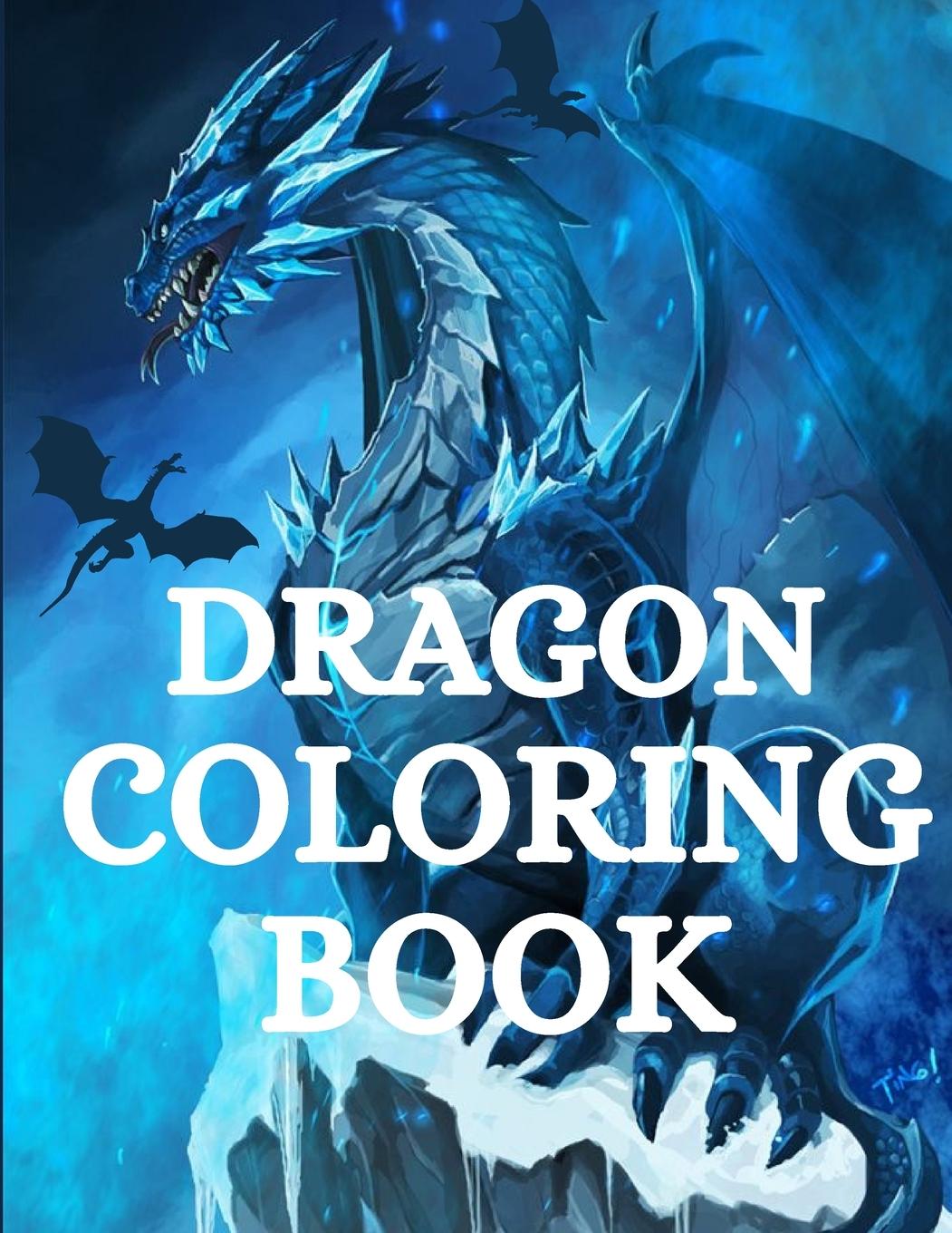 Könyv Dragon Coloring Book 