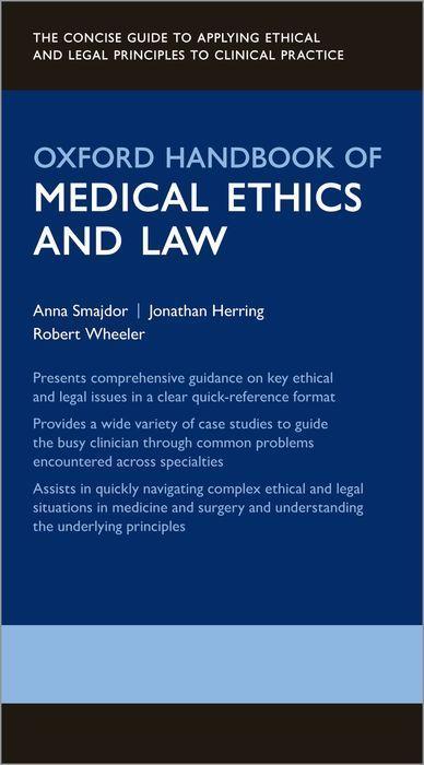 Könyv Oxford Handbook of Medical Ethics and Law ANNA SMAJDOR