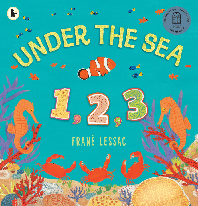 Kniha Under the Sea 1 2 3 Frane Lessac