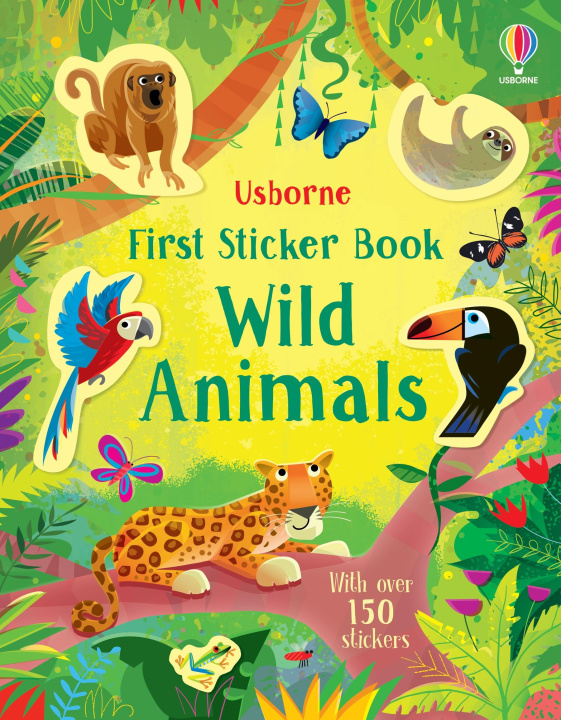 Buch First Sticker Book Wild Animals HOLLY BATHIE