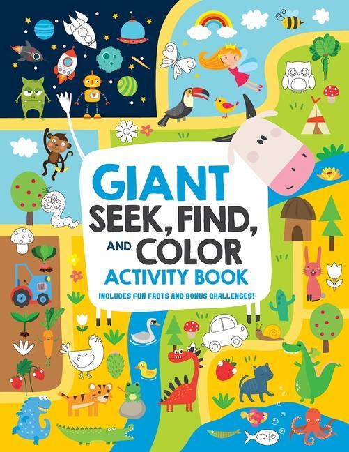 Kniha Giant Seek, Find and Color Activity Book 