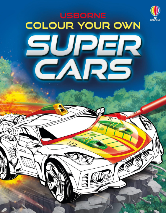 Kniha Colour Your Own Supercars SIMON TUDHOPE