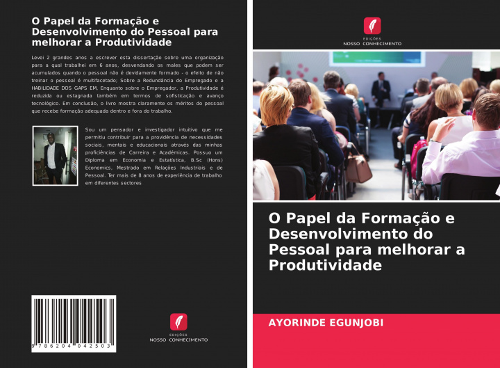 Kniha O Papel da Formacao e Desenvolvimento do Pessoal para melhorar a Produtividade 