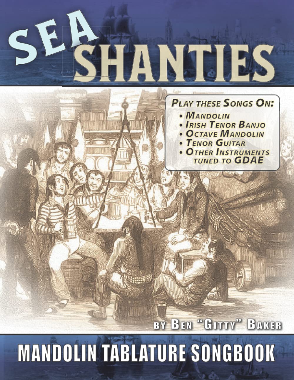 Carte Sea Shanty Mandolin Songbook Ben Gitty Baker