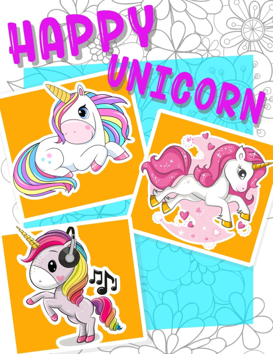 Книга Happy Unicorn color Israti color