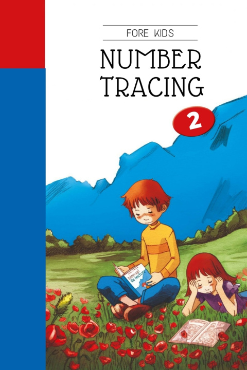 Knjiga number tracing book tracing book