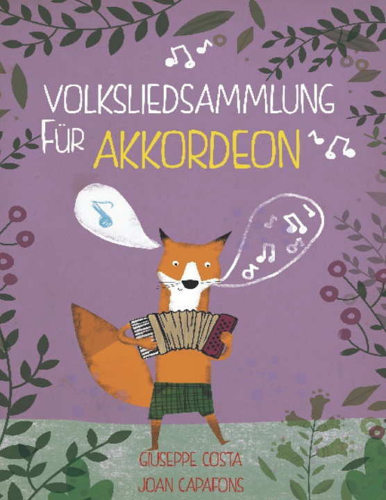 Książka Volksliedsammlung Fur Akkordeon Capafons Joan Capafons