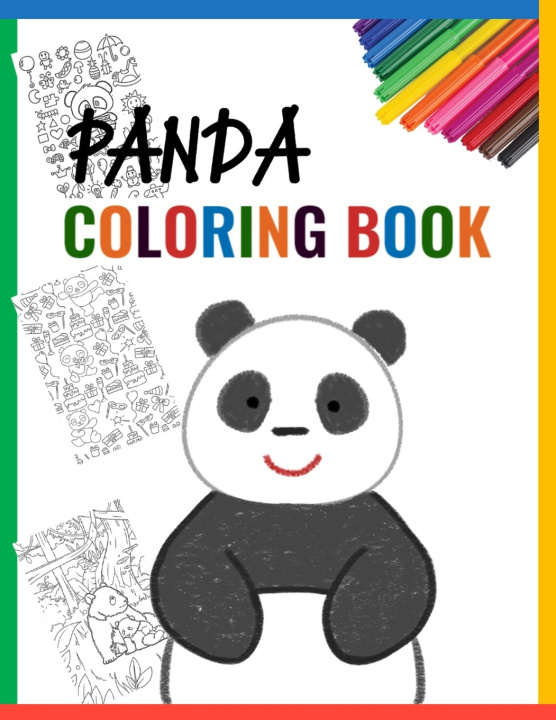 Knjiga Panda Coloring Book Publisher Gion Publisher