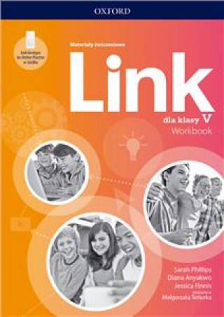 Kniha Link. Szkoła podstawowa klasa 5. Materiały ćwiczeniowe + Online Practice 