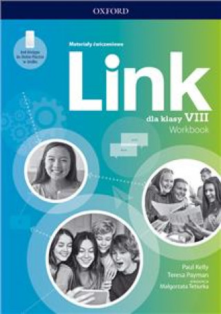 Kniha Link. Szkoła podstawowa klasa 8. Materiały ćwiczeniowe + Online Practice 