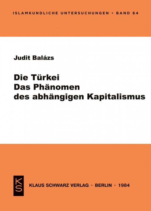 Knjiga Die Türkei Judith Balász