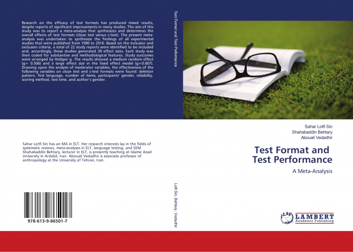 Knjiga Test Format and Test Performance Shahabaddin Behtary