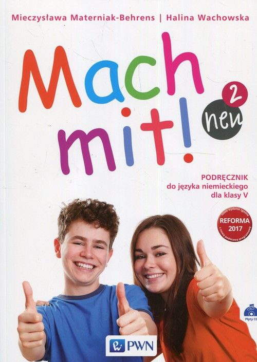 Book Mach mit! neu 2. Język niemiecki. Szkoła podstawowa klasa 5. Podręcznik Halina Wachowska