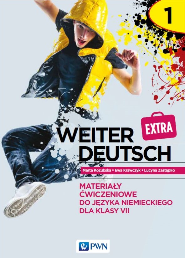 Kniha Weiter deutsch extra 1. Język niemiecki. Szkoła podstawowa klasa 7. Materiały ćwiczeniowe Marta Kozubska