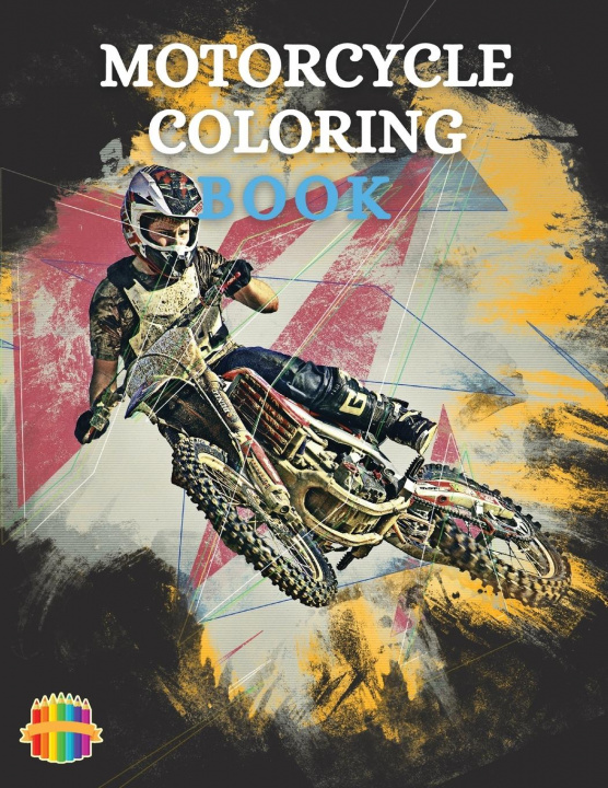 Knjiga Motorcycle Coloring Book 