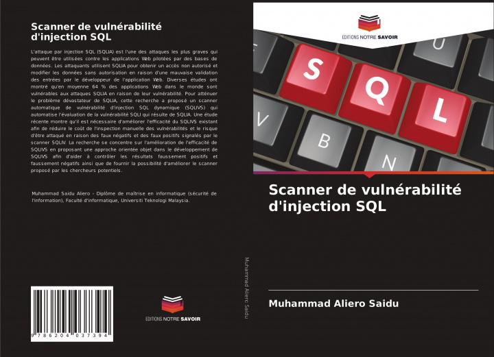Knjiga Scanner de vulnerabilite d'injection SQL Muhammad Aliero Saidu