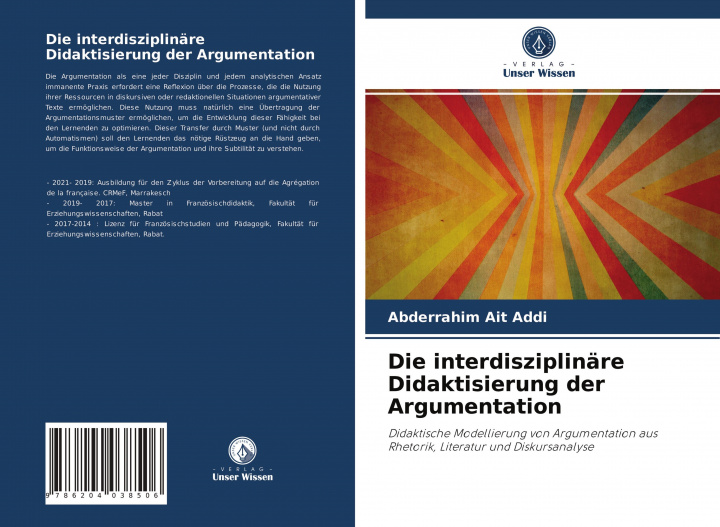 Buch interdisziplinare Didaktisierung der Argumentation Abderrahim Ait Addi