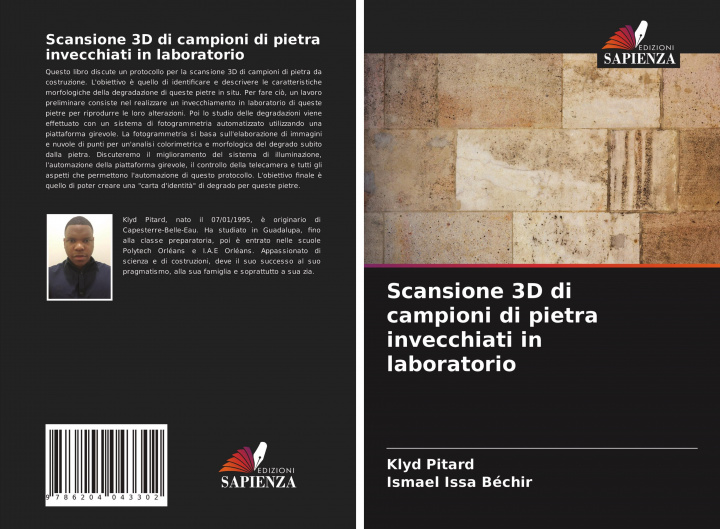 Carte Scansione 3D di campioni di pietra invecchiati in laboratorio Ismael Issa Béchir