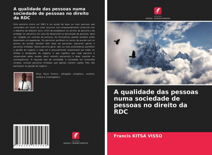 Książka qualidade das pessoas numa sociedade de pessoas no direito da RDC 