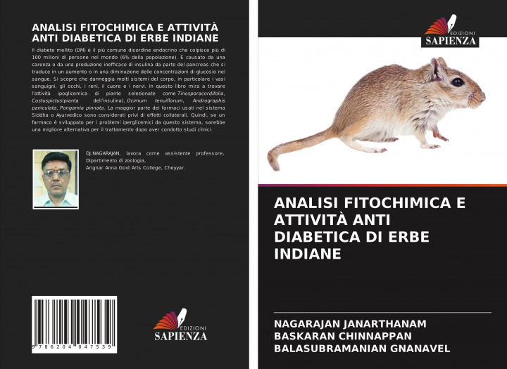 Kniha Analisi Fitochimica E Attivita Anti Diabetica Di Erbe Indiane Baskaran Chinnappan