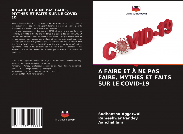 Book Faire Et A Ne Pas Faire, Mythes Et Faits Sur Le Covid-19 Rameshwar Pandey