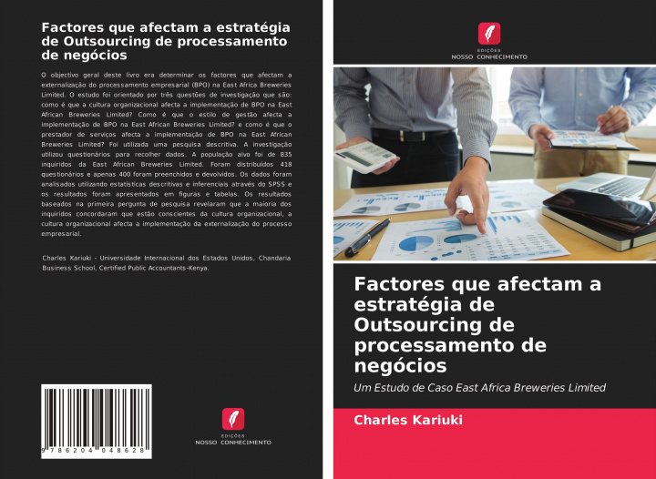 Kniha Factores que afectam a estrategia de Outsourcing de processamento de negocios 