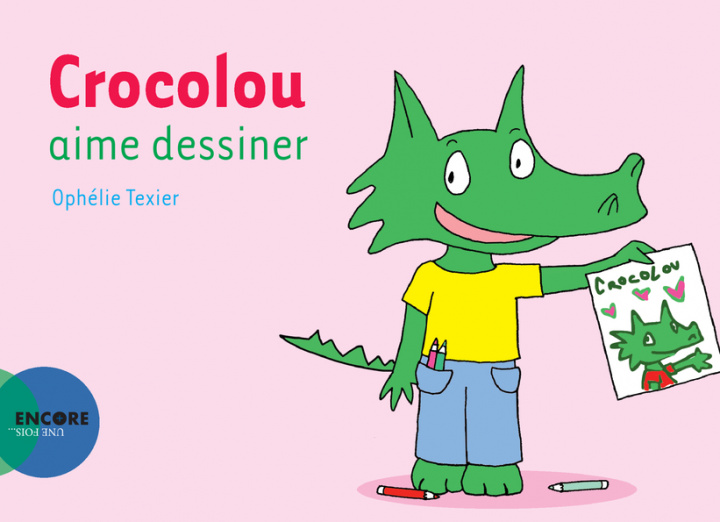 Knjiga Crocolou aime dessiner Texier