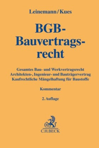 Book BGB-Bauvertragsrecht Jarl-Hendrik Kues