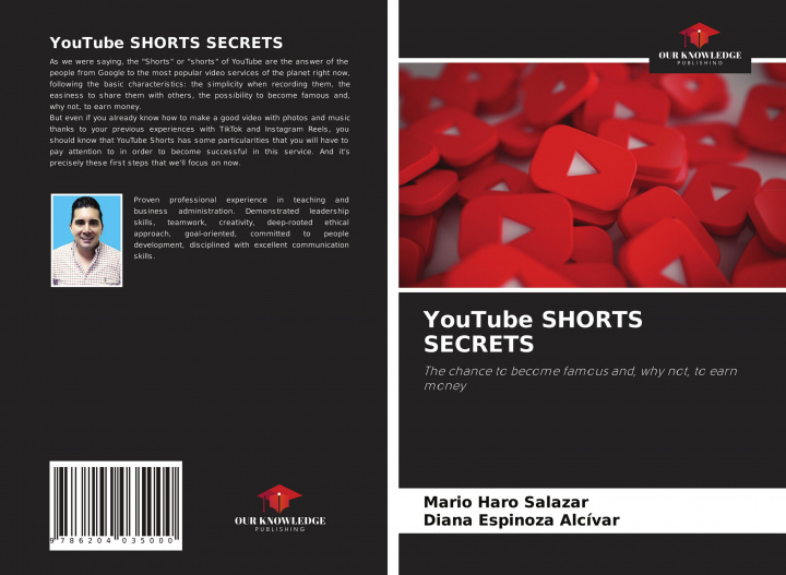 Knjiga YouTube SHORTS SECRETS Diana Espinoza Alcívar