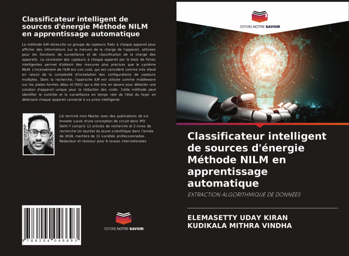 Kniha Classificateur intelligent de sources d'energie Methode NILM en apprentissage automatique Kudikala Mithra Vindha