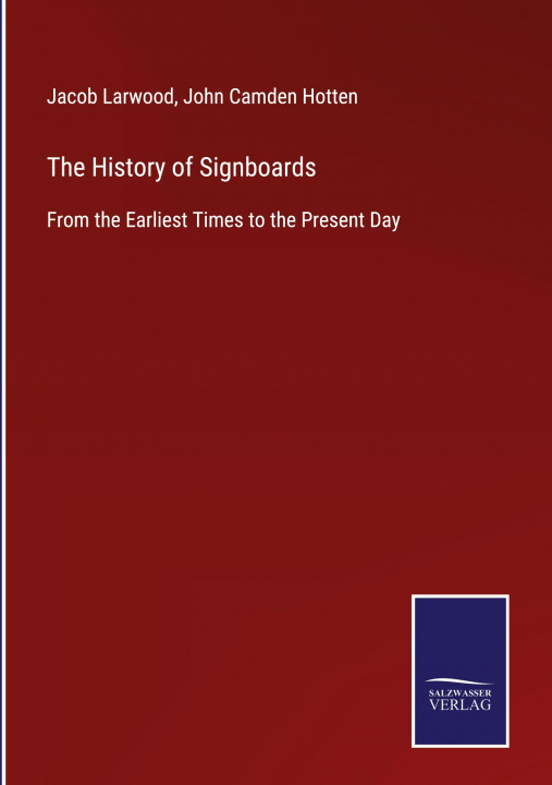 Buch History of Signboards John Camden Hotten
