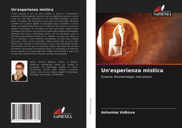 Knjiga Un'esperienza mistica Antonina Volkova