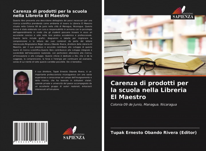 Buch Carenza di prodotti per la scuola nella Libreria El Maestro Tupak Ernesto Obando Rivera (Editor)