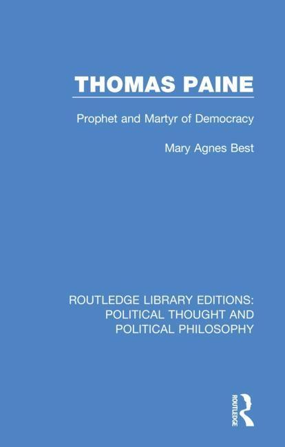 Knjiga Thomas Paine Mary Agnes Best