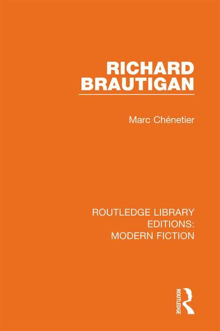 Книга Richard Brautigan Marc Chenetier