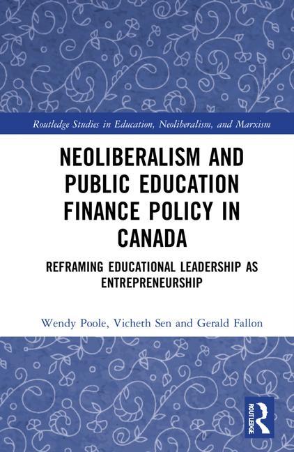 Kniha Neoliberalism and Public Education Finance Policy in Canada Poole