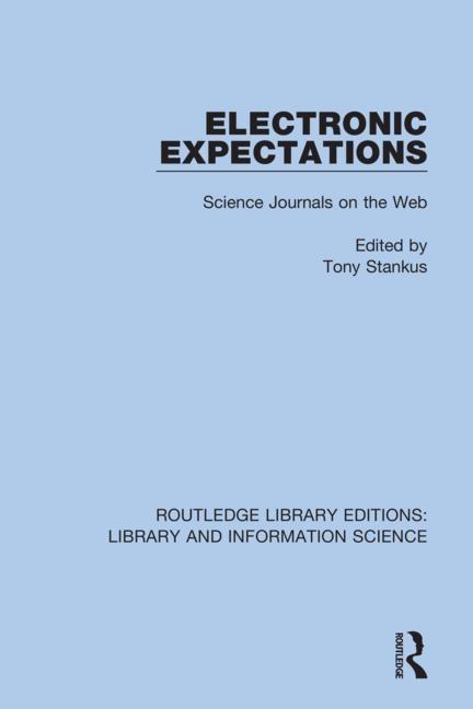 Knjiga Electronic Expectations Tony Stankus