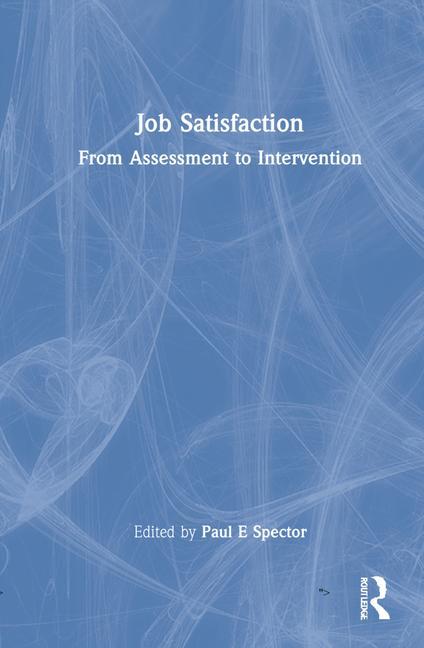 Book Job Satisfaction Paul E Spector