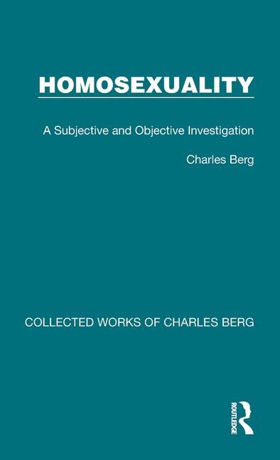 Book Homosexuality Charles Berg