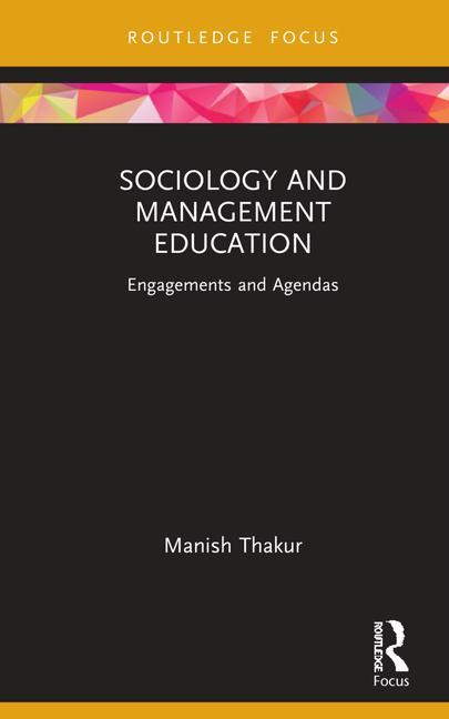 Buch Sociology and Management Education Manish Kumar Thakur