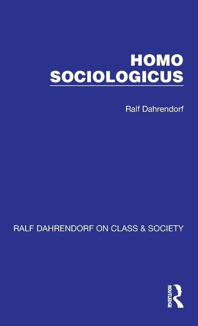 Book Homo Sociologicus Ralf Dahrendorf