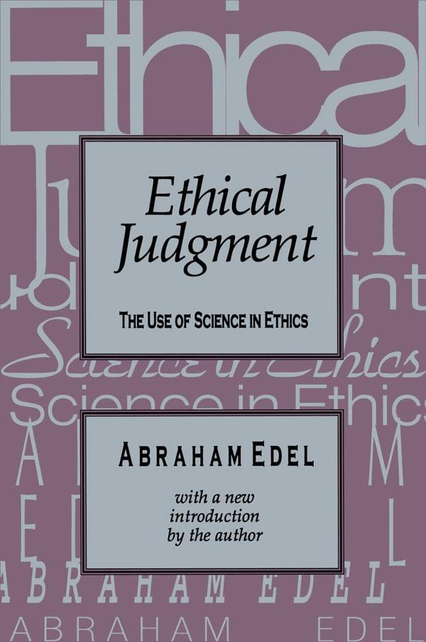 Knjiga Ethical Judgment Abraham Edel