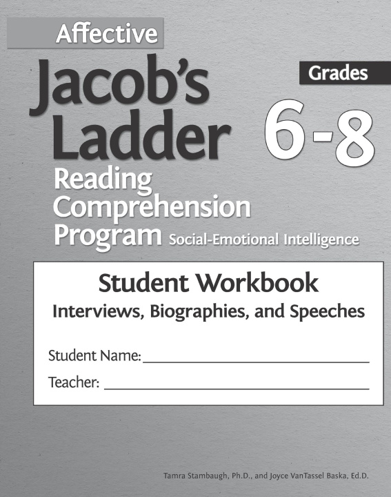 Knjiga Affective Jacob's Ladder Reading Comprehension Program Tamra Stambaugh