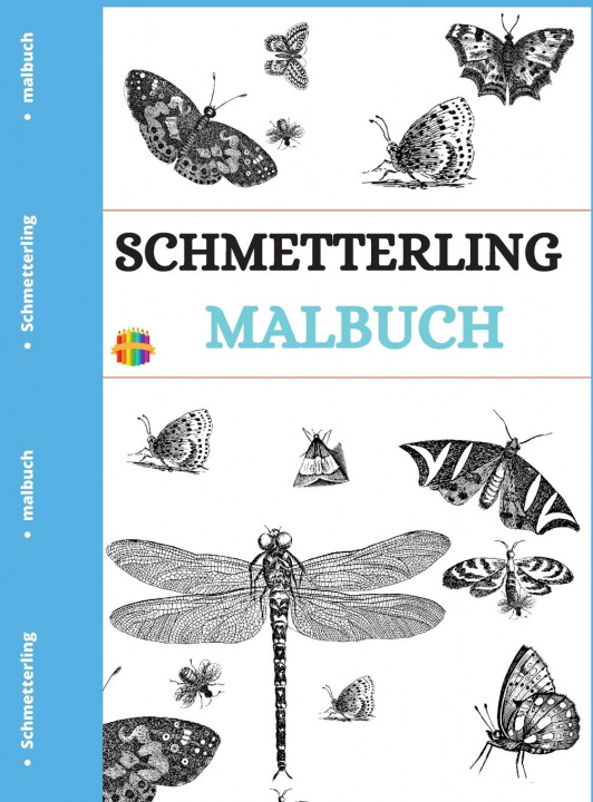 Knjiga Schmetterling Malbuch Melamie Rosch